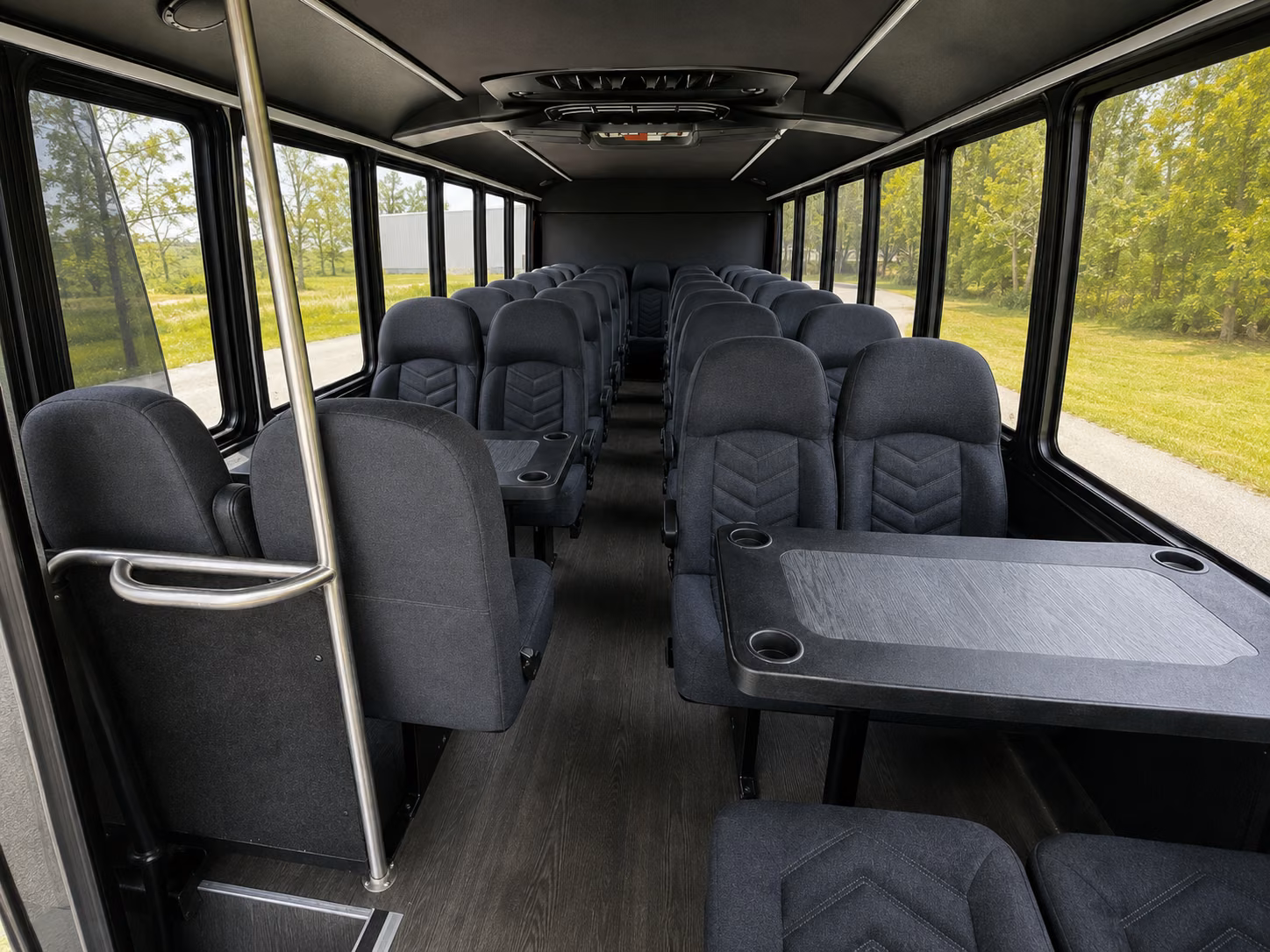 anchorage 18 passenger minibus interior