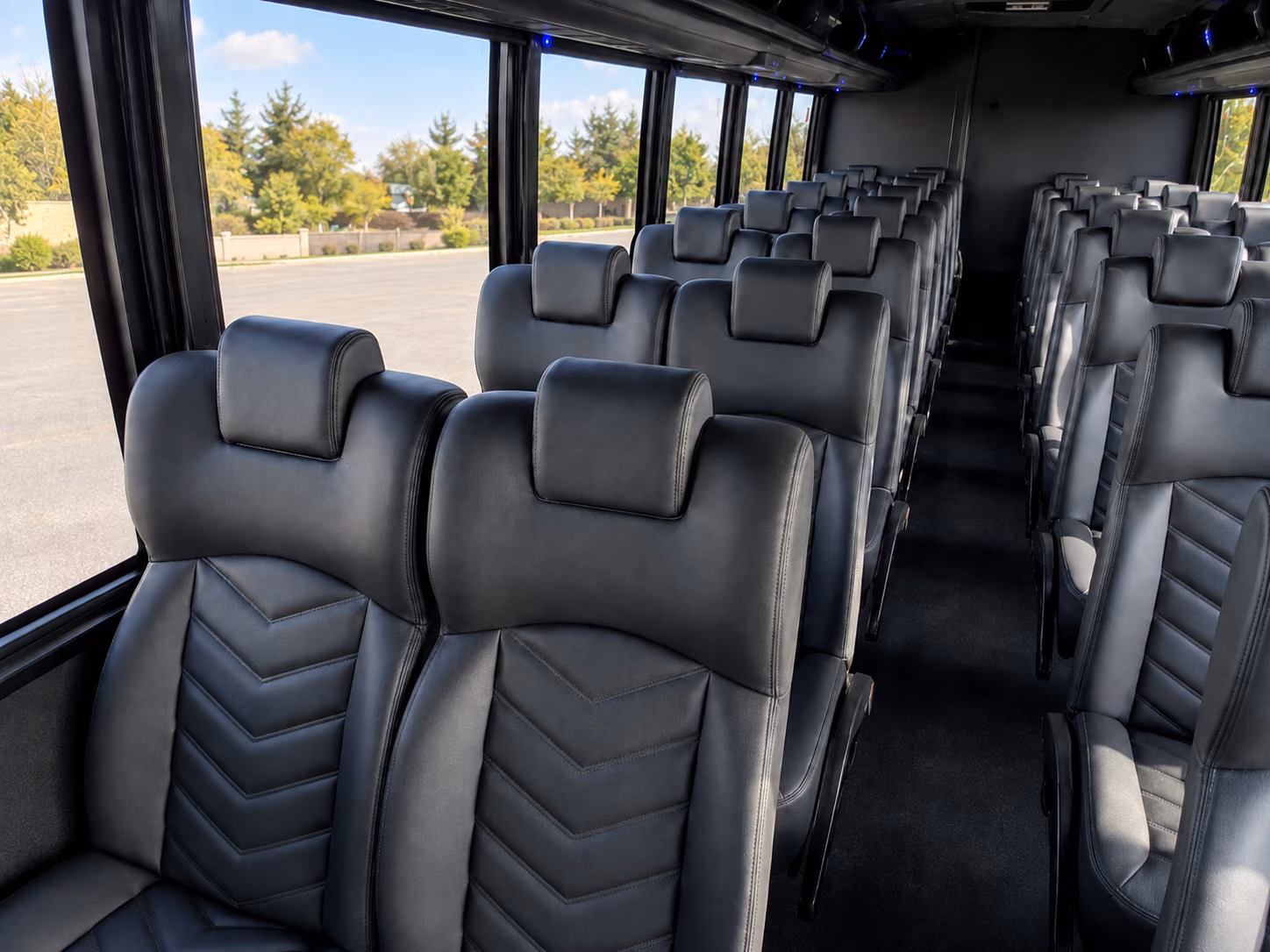 anchorage 20 passenger minibus interior