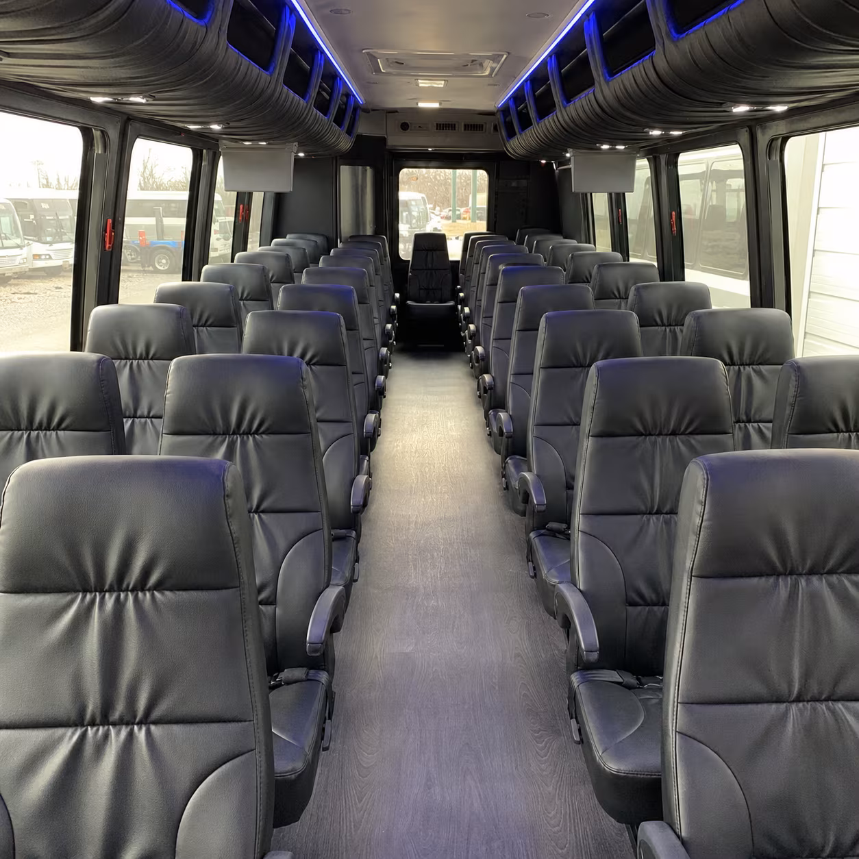 anchorage 25 passenger minibus inside