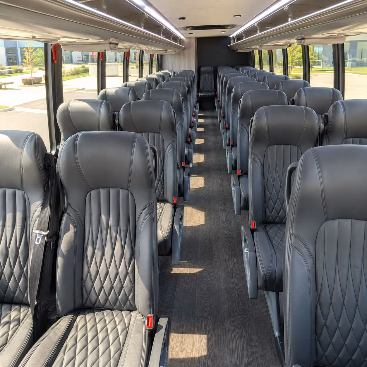 anchorage 28 passenger minibus interior