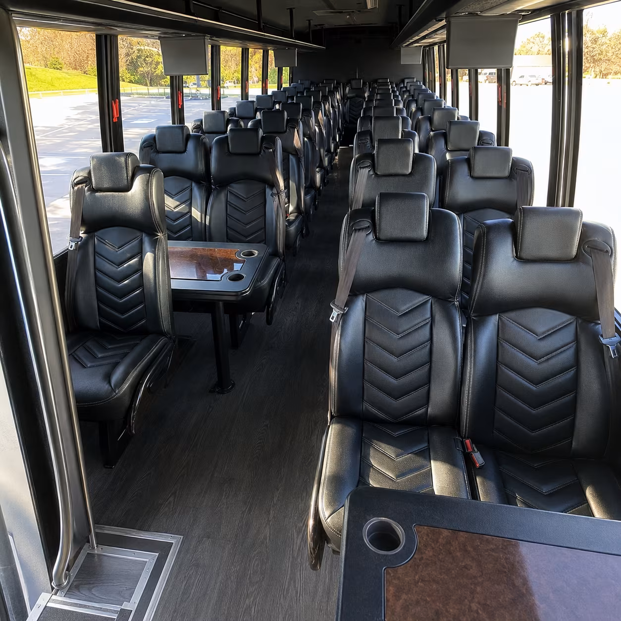 anchorage 30 passenger minibus interior