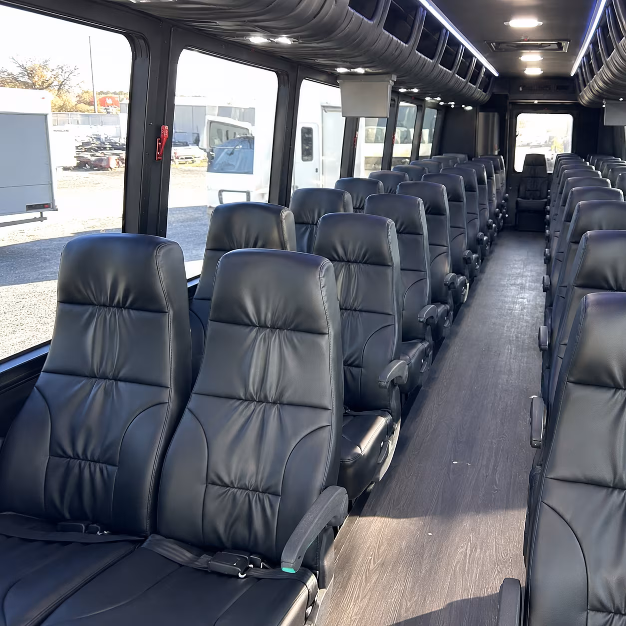 anchorage 35 passenger minibus inside