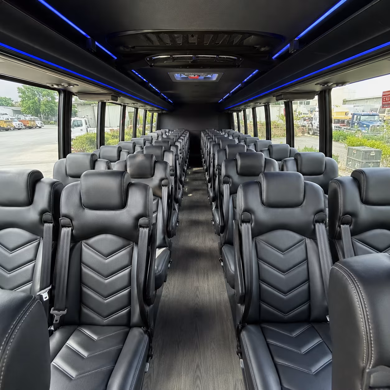 anchorage 35 passenger minibus interior