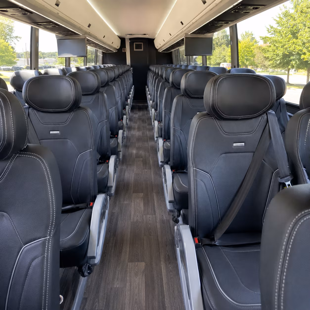 anchorage charter bus inside