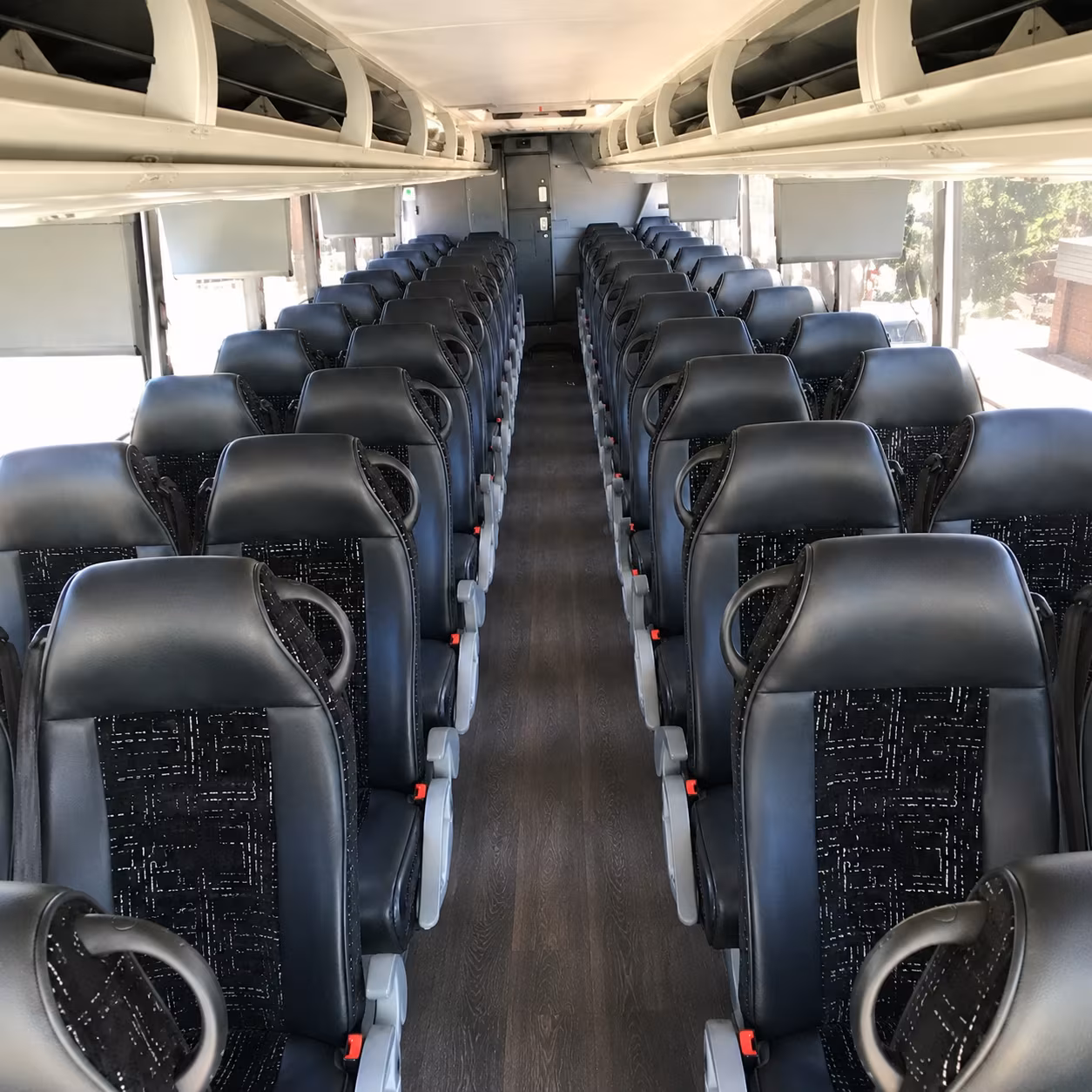 anchorage charter bus interior