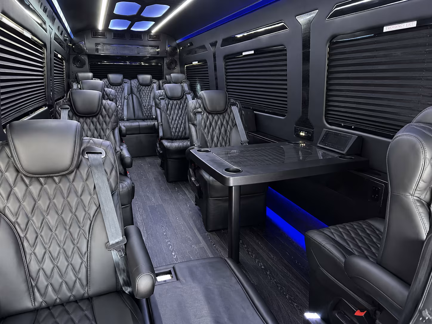 anchorage sprinter van with driver interior
