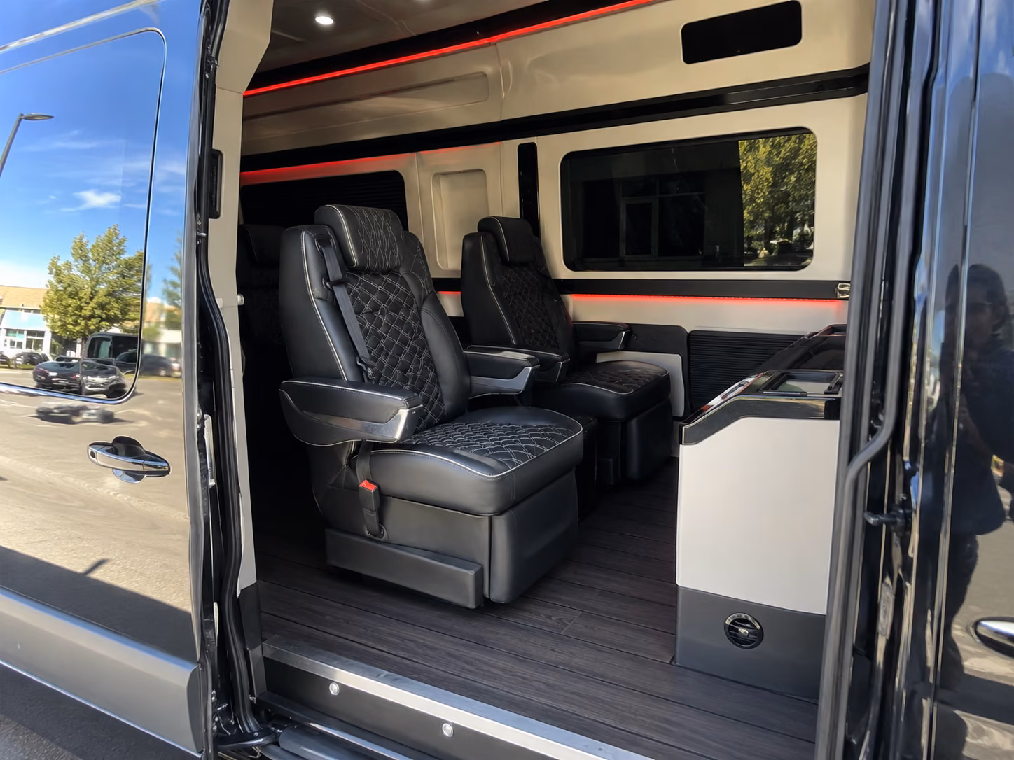 anchorage wedding transportation onboard seating